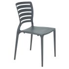 CADEIRA PLASTICA SOFIA TRAMONTINA 92237007 GRAFITE
