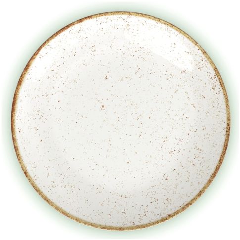 Prato raso c 28cm rustico marrom hs 96980009
