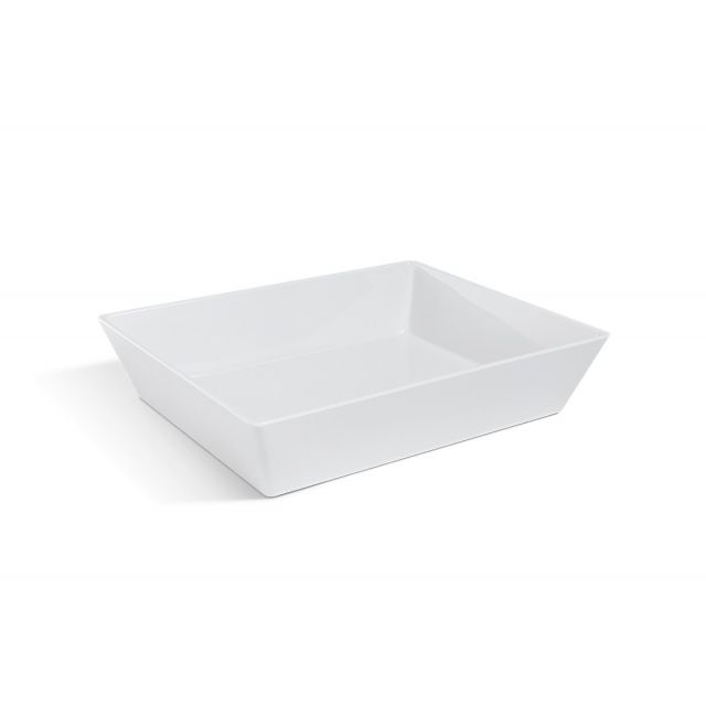 TRAVESSA RETANGULAR BRINOX 54101/007 GASTRODEEP GN 2/3 BRANCA
