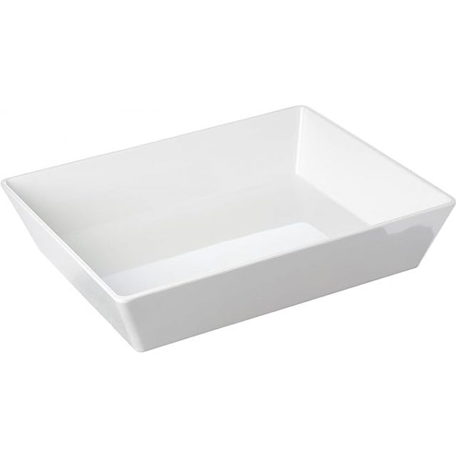 TRAVESSA RETANGULAR BRINOX 54101/002 GASTRODEEP BRANCA GN1/2