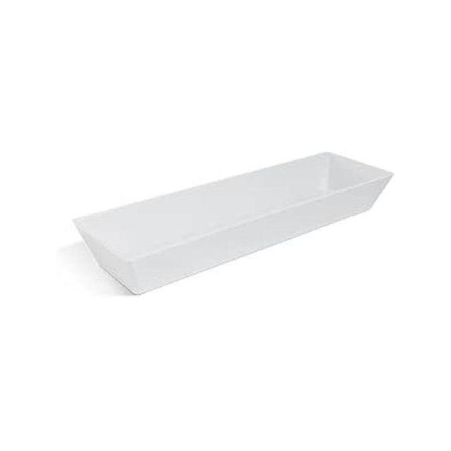 TRAVESSA RETANGULAR BRINOX 54101/005 GASTRODEEP BRANCA GN2/4