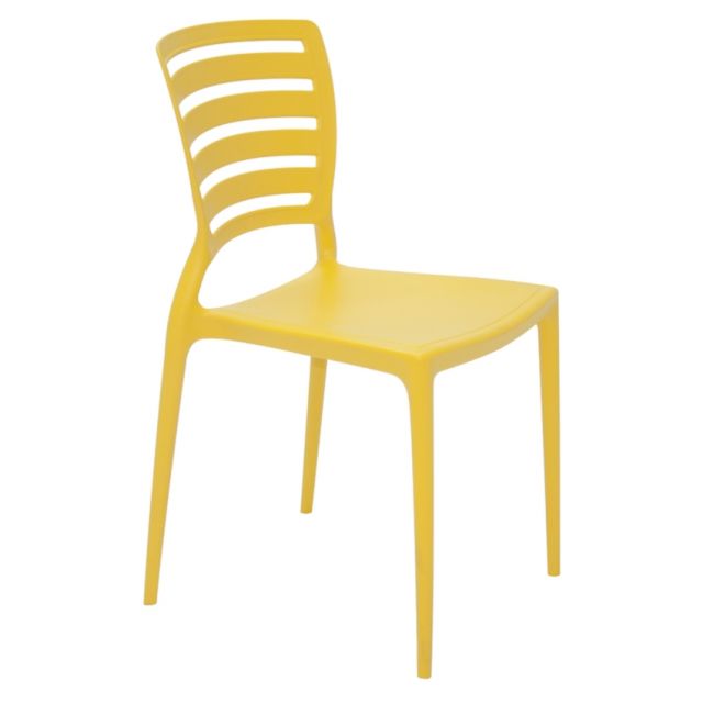 CADEIRA PLASTICA SOFIA SUMMA TRAMONTINA 92237000 AMARELO