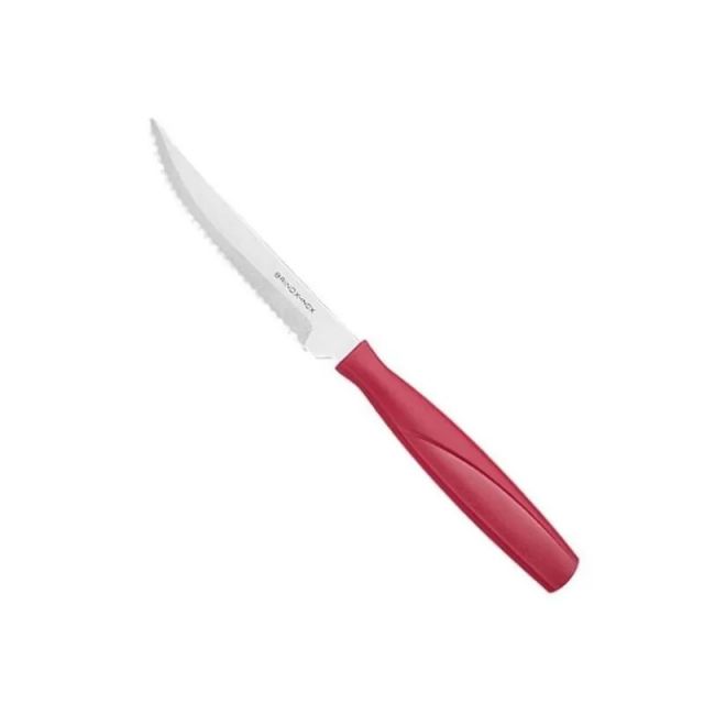 FACA DE CHURRASCO ITAPARICA BRINOX 6018/750 VERMELHA