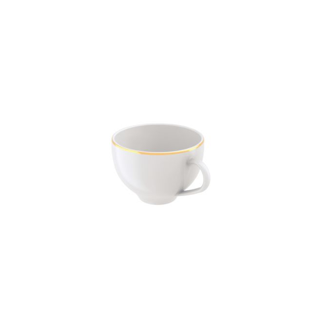 XICARA CHA ANNA TRAMONTINA 96010421 COM FILETE DE OURO 250ML