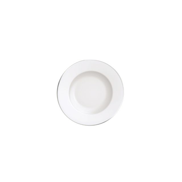 PRATO FUNDO JOANA TRAMONTINA 96010510 COM FILETE DE PRATA 23CM