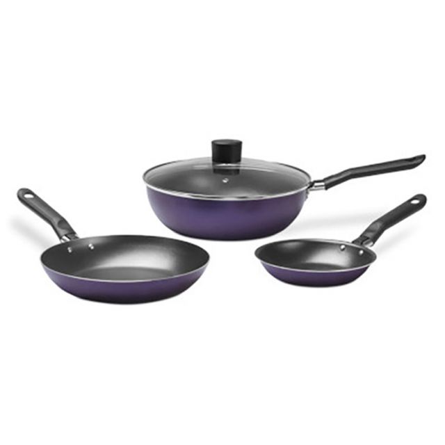 JOGO DE FRIGIDEIRAS BRINOX 7232/103 3PCS FUN ROXO