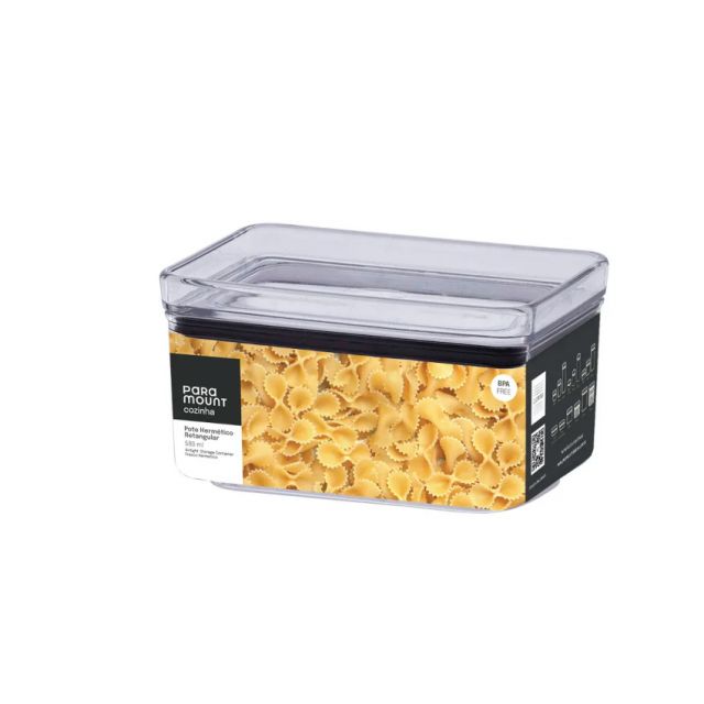 Pote Hermetico Paramount 1167 Lumini Quadrado 580ml