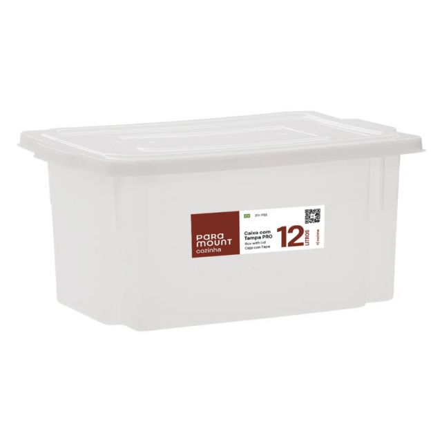Caixa Organizadora Paramount 528 Pro Com Tampa 12l
