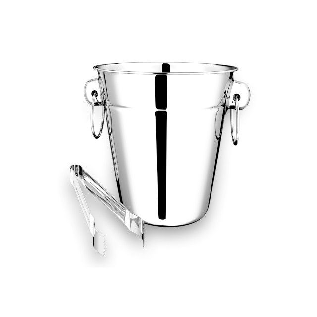 CONJUNTO PARA BAR 2 PECAS BALDE DE GELO COM PEGADOR BRINOX 2401/100 CALI 1,3L