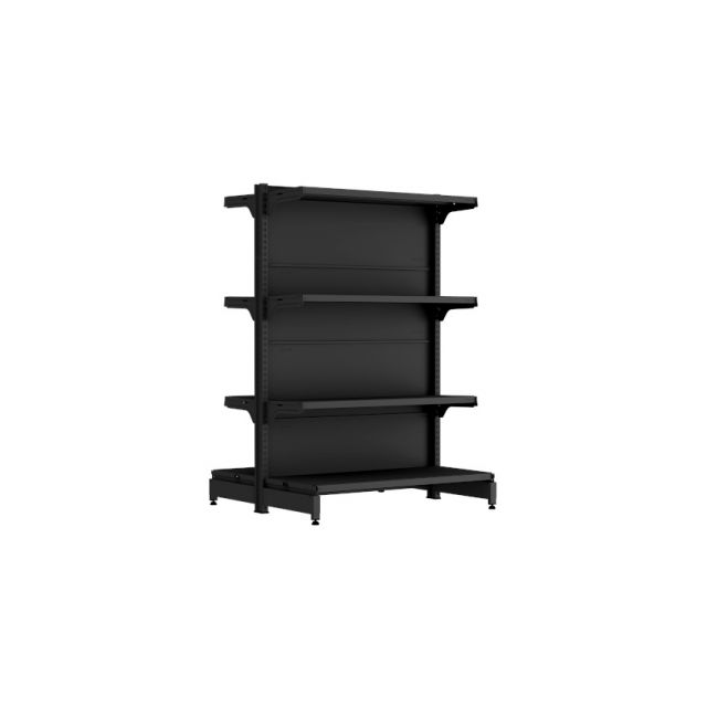 GONDOLA FIT 40 INICIAL CENTRO 1,37X0,90X0,60 0,80 C8 PRETO AMAPA PA120005-381