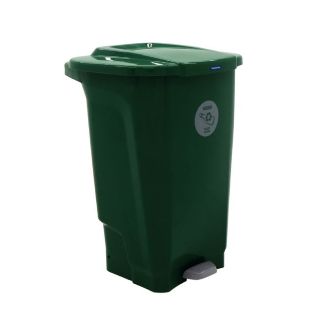 LIXEIRA T-FORCE BASIC TRAMONTINA 92814820  VERDE 100L