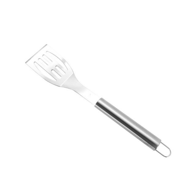 ESPATULA LONGA VAZADA PARA CHURRASCO MIMO 7407 INOX 43CM