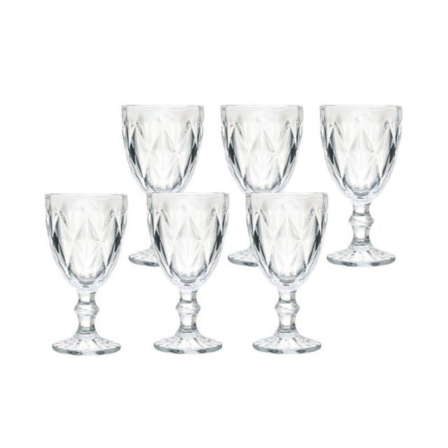 JOGO DE 6 TACAS CLEAR VITRAL TC14853 MIMO 5094 320ML