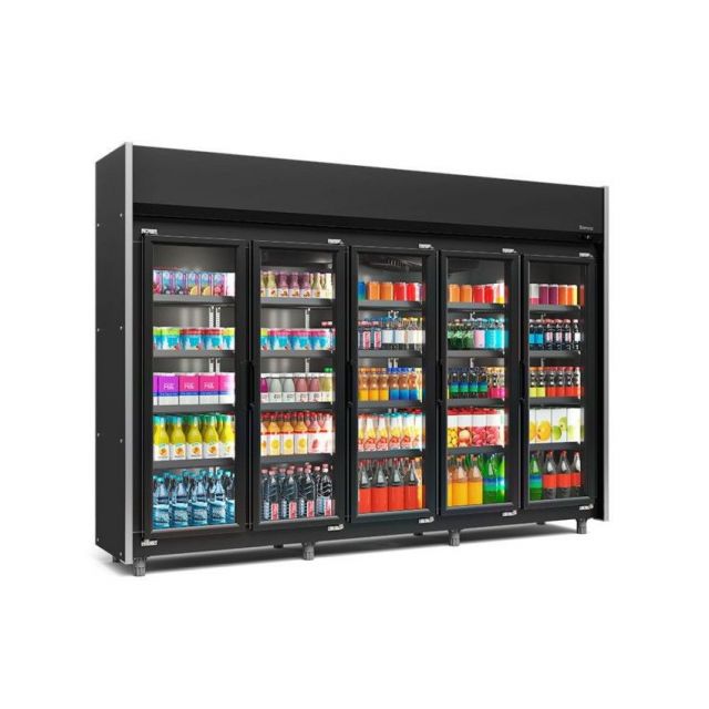 Refrigerador Geas-5p Lb/pr Gelopar 80932.09.2 Top 220v Vertical 2,95m Com 5 Pt Vdr Dpl