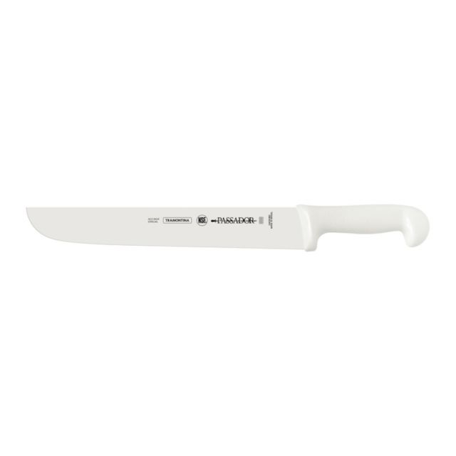 Faca Passador Profissional 12 Tramontina 24420082 Inox Cabo Branco
