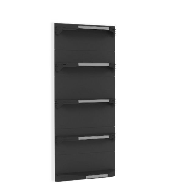 Gondola Fit 40/60 Canto 1,70x0,69x0,30 0,40 C5 Amapa Pa120012-487 Preta