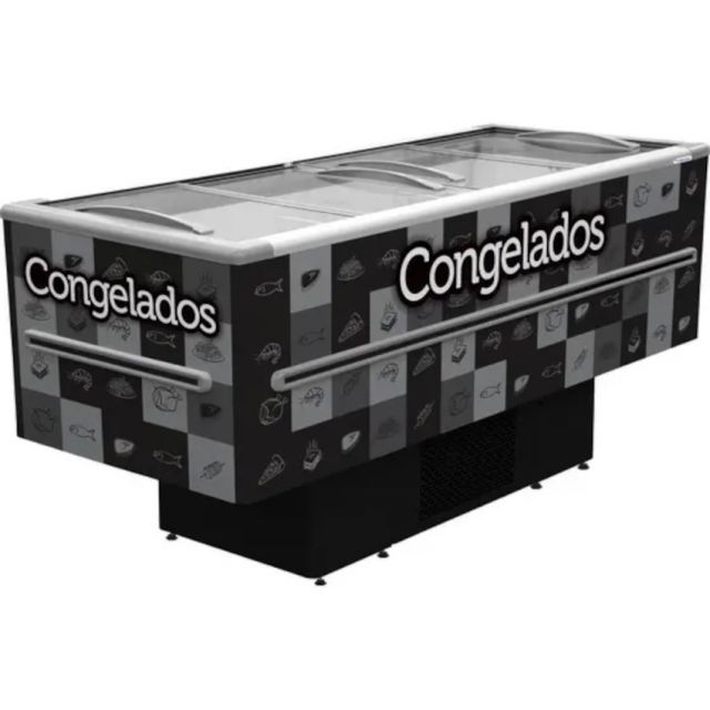 Conservador Ilha 127v Fricon Iced568-1v030 568l Preto Com Led
