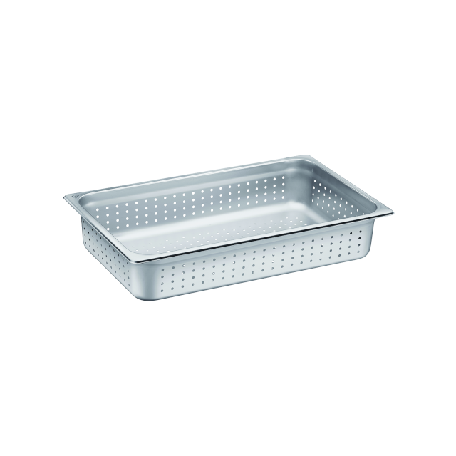 CUBA BRINOX 1341\100 GN-1\1 X 100MM  PERFURADA ACO INOX