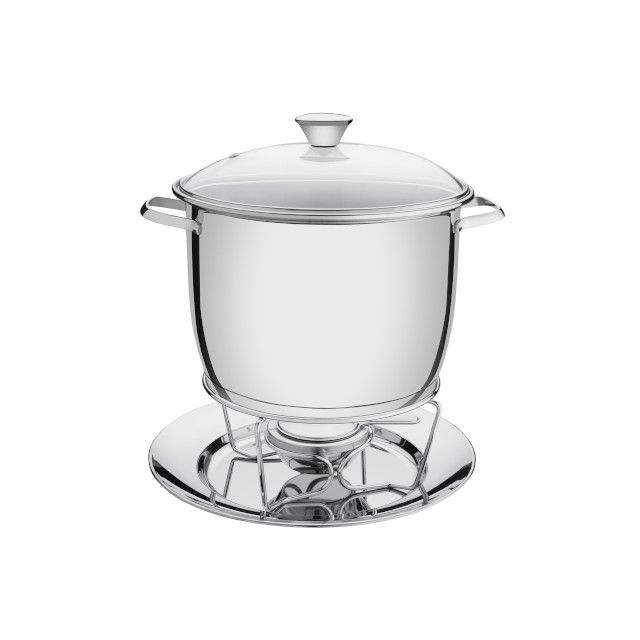 RECHAUD ALLEGRA TRAMONTINA 65650684 3PECAS ACO INOX 7,8L