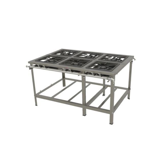 Fogao 6bc duplas inox s/forno pmdinox-600f p38212 1