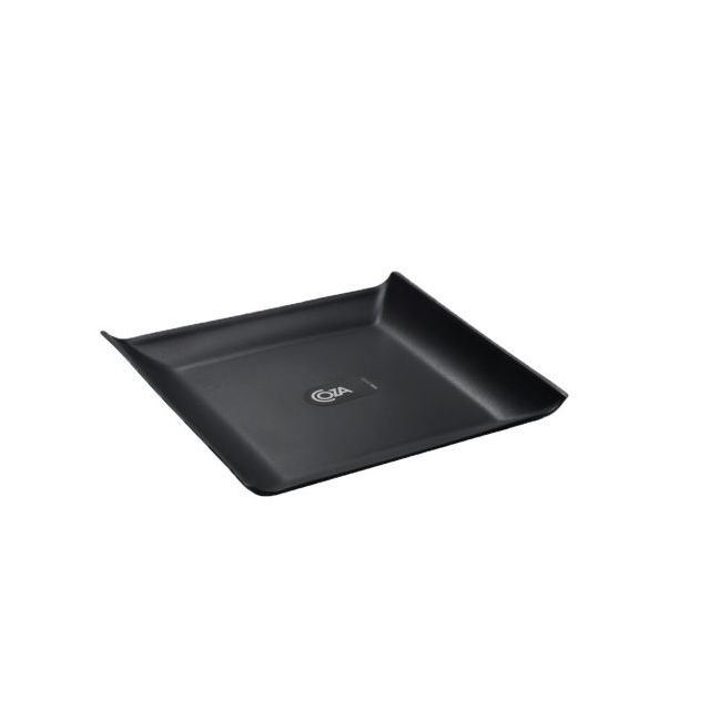 PRATO QUADRADO CASUAL COZY BRINOX 10536/0008 PEQUENO PRETO COZA