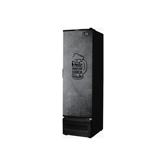 CERVEJEIRA VERTICAL 220V FRICON VCFC284-2C000 PORTA CHAPA PRETO