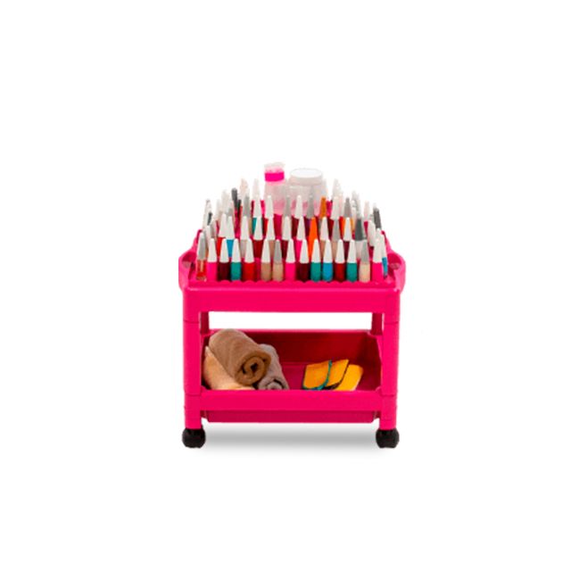 Carrinho aux manicure baby 263b rosa 0718030013 1