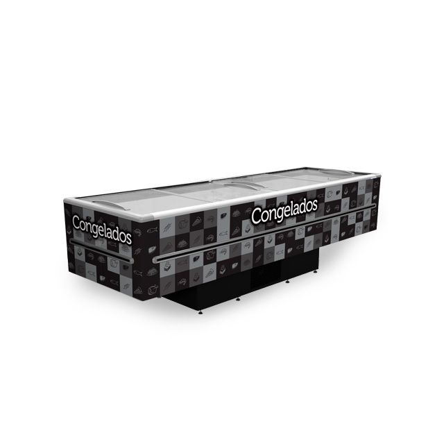 Conservador Ilha Congelados 220v Fricon Iced1163-2v003 Preto 1163l