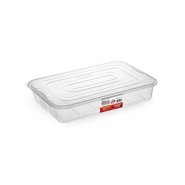 BANDEJA ECONOMICA BELMOUNT 138 TRANSPARENTE 7 L TAMPA INCOLOR