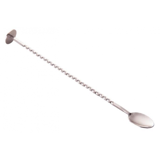 COLHER BAILARINA TRANCADA COM DISCO BARPRO A001-D 28CM ACO INOX