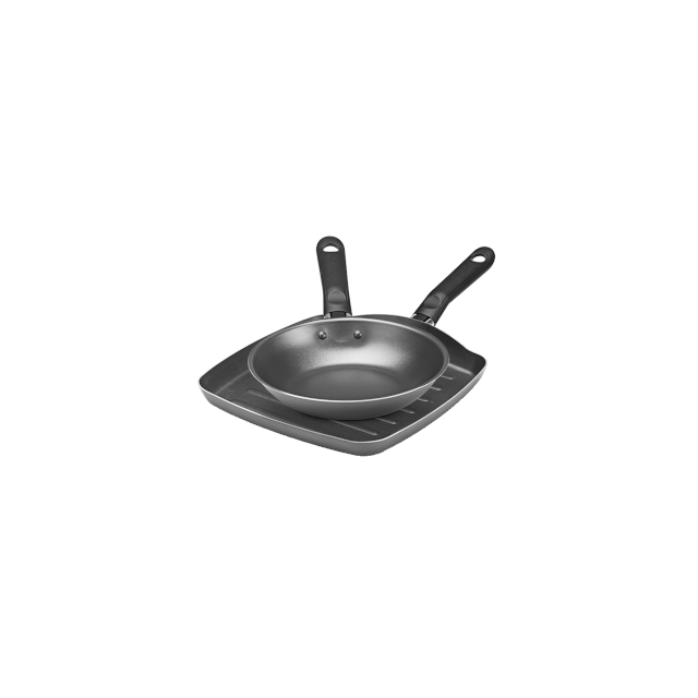 CONJ 2PCS GRILL 24 + FRIGD 18 GARLIC GRF 7000-303