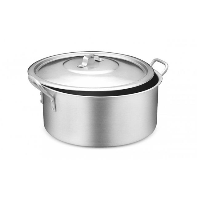 CACAROLA ECONOMICA INDUSTRIAL COM ABA HOTEL 28 ALUMINIO ABC 715  8,0 LTS