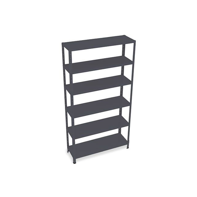 Estante lx 1,98x0,92x0,30 c6-lr preto