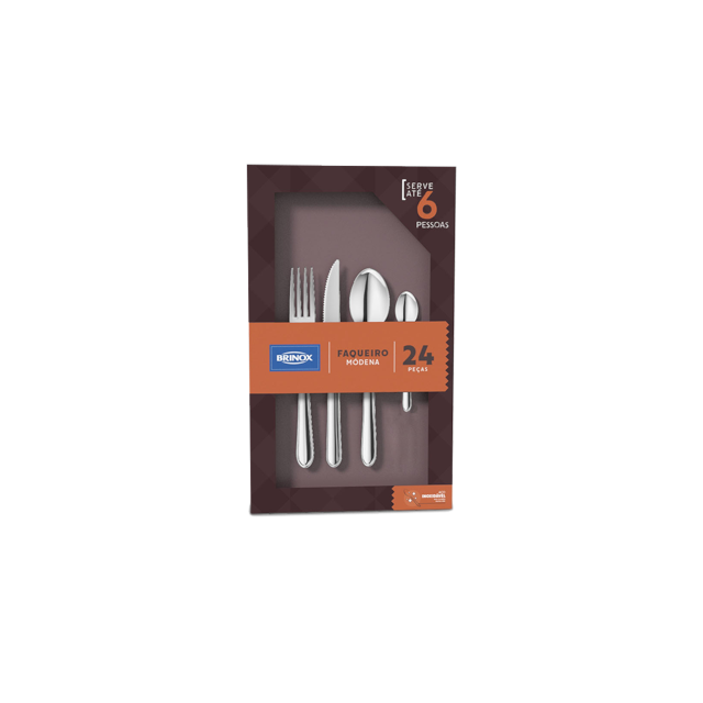 Faqueiro modena 24pcs compacto 5119/142