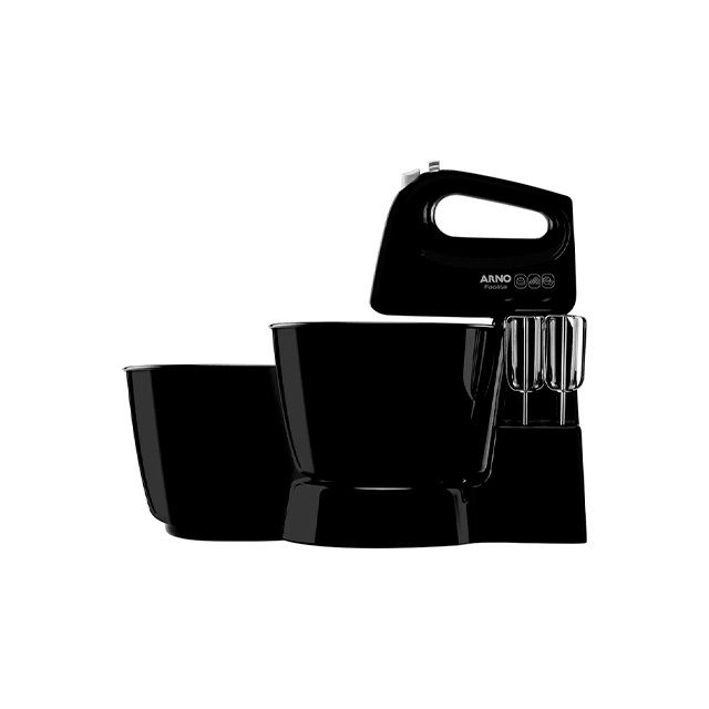 Batedeira Facilita 2 Tigelas 350w 127v Preta sx16