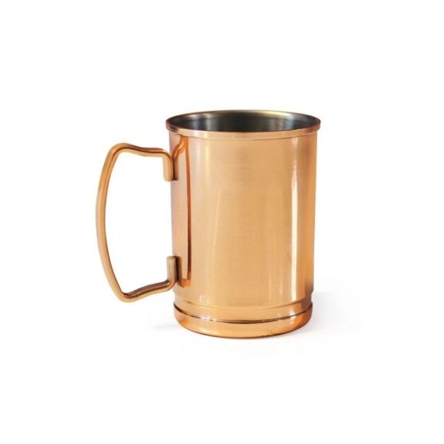 CANECA RETA MOSCOW MULE BARPRO A024E 360ML INOX - COBRE