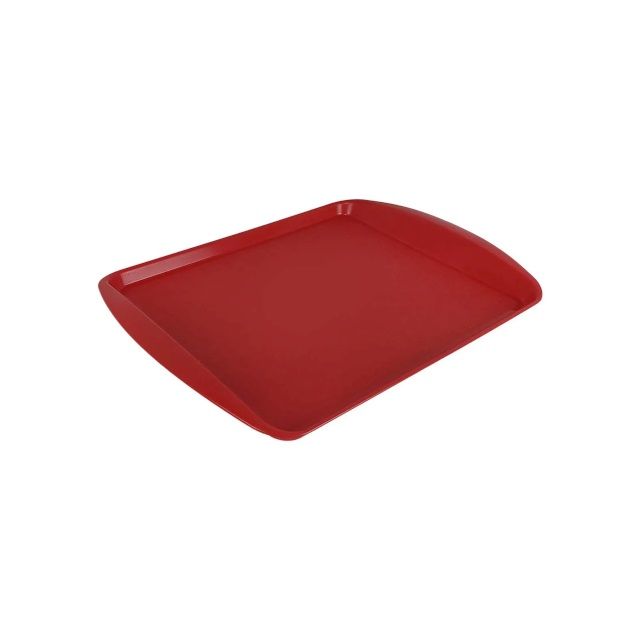 BANDEJA FAST FOOD BELMONT 436 VERMELHA 43,7X30,4X3,1CM