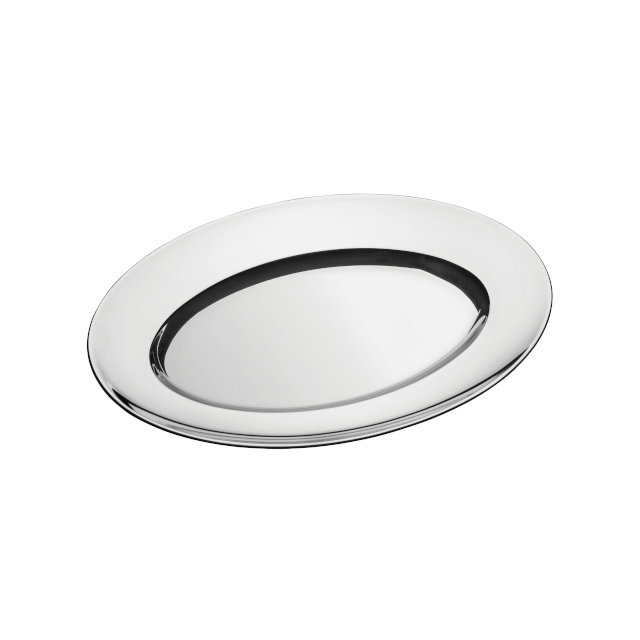 TRAVESSA RASA ACO INOX BUENA 50X36CM