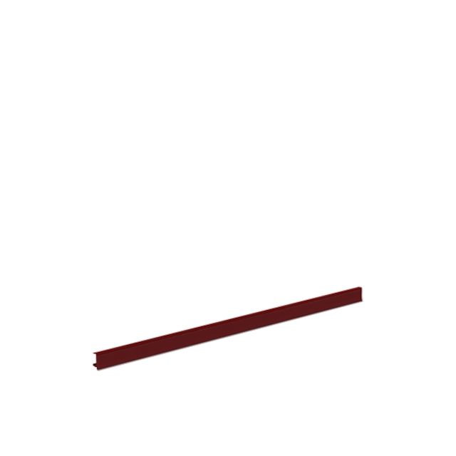 Porta Etiqueta Vermelho 0,915 c/Acrilico rev0025-u 1