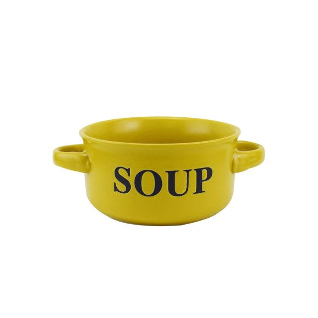 TIGELA PARA SOPA LHERMITAGE COM ALCA 560ML 28182 AMARELA