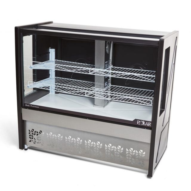 Vitrine Confeitaria 1,25m 220v Preto Platinum Polar 010301d457