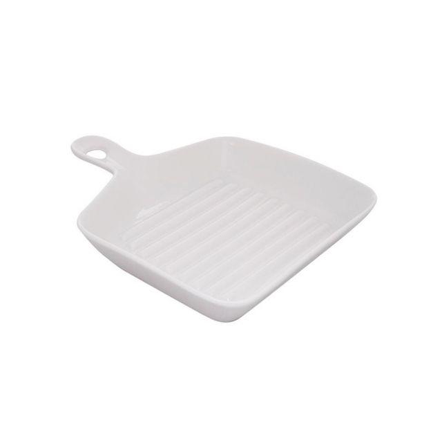 Travessa De Servir Com Alca Etilux Pcln-035 Porcelana 20,4cm