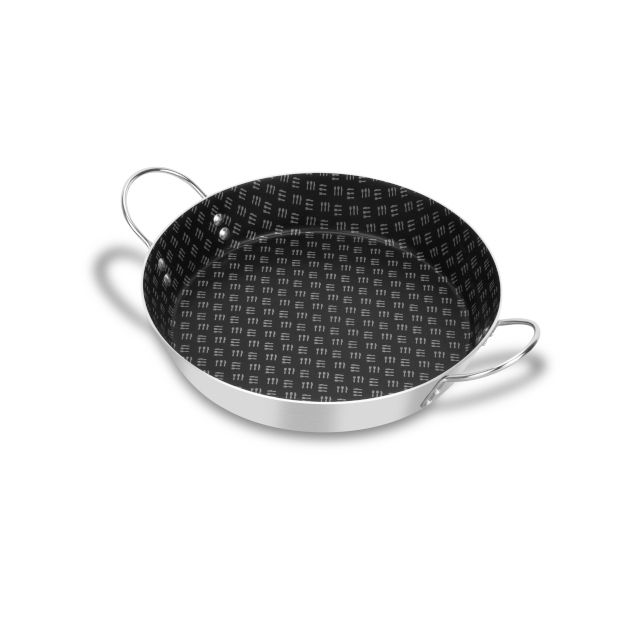 Frigideira wok aluminio abc 30 com asa 1642