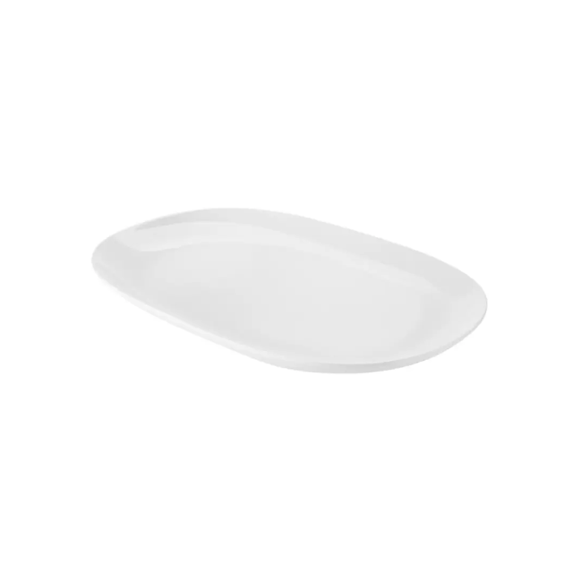 TRAVESSA OVAL RASA BRINOX 50301/016 BUF BRANCO