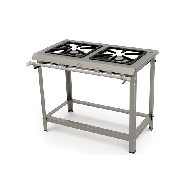Fogao 2b Dupla Inox Progas Pmdinox-200ln Linha P38208